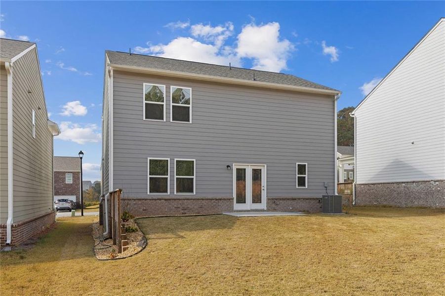 Exterior details and patio area of a home in , Winder (Image 3).