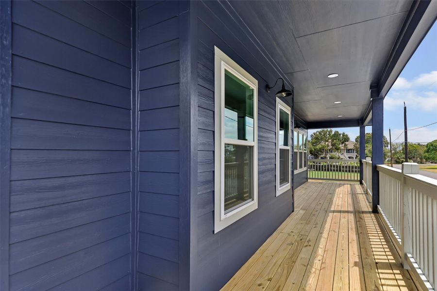 Exterior details and patio area of a home in , La Porte (Image 23).