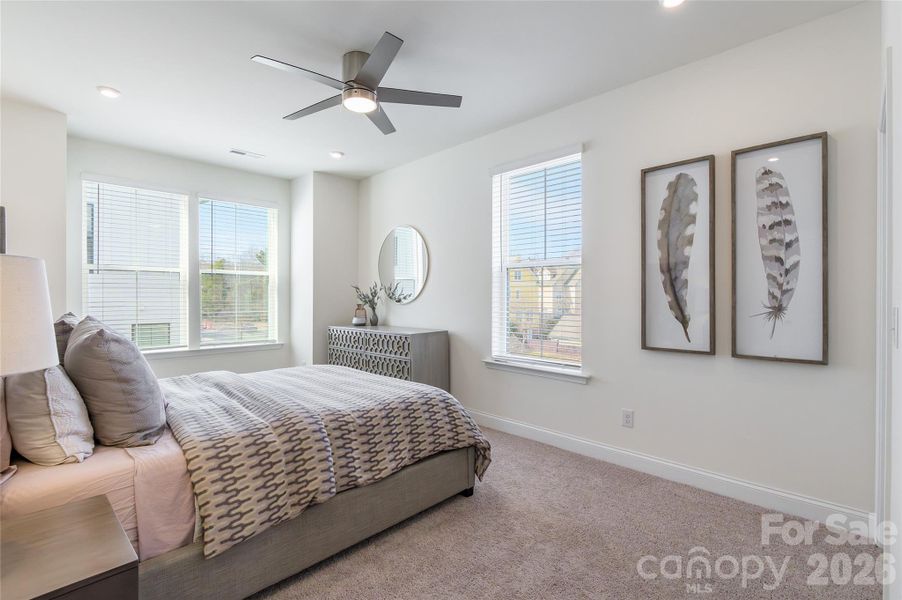 Furnished interior view inside a new home in , Charlotte (Image 22). Furnished interior view inside a new home in , Charlotte (Image 22).