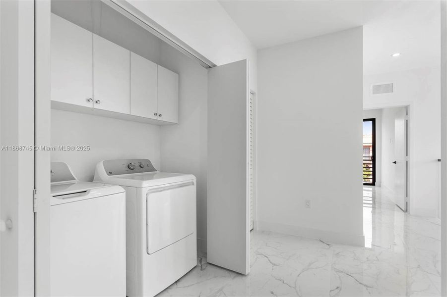 Furnished interior view inside a new home in , Miami (Image 10).