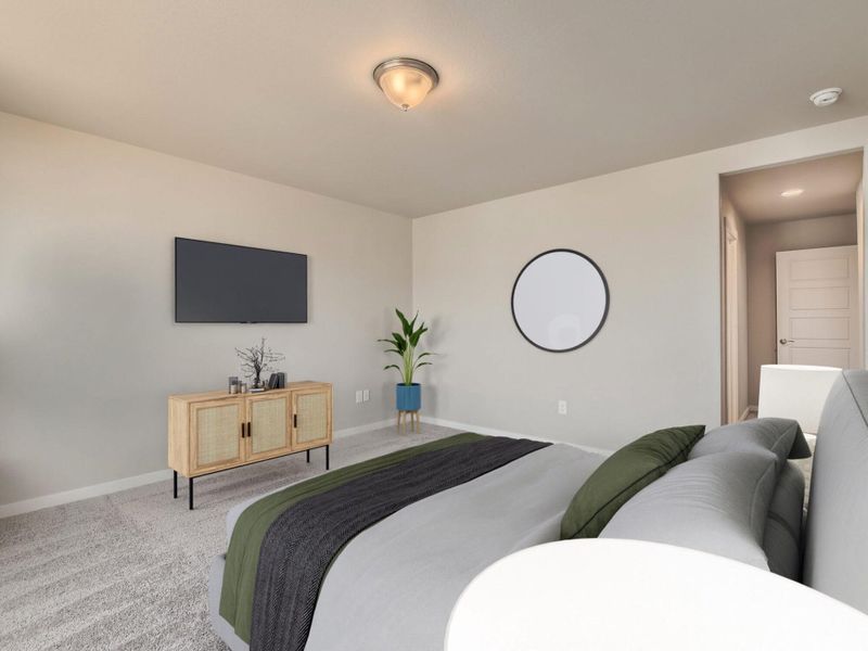 Representative furnished interior of a home built from the Onyx by View Homes in Lochbuie Station – Jewel Collection, Lochbuie (Image 6).