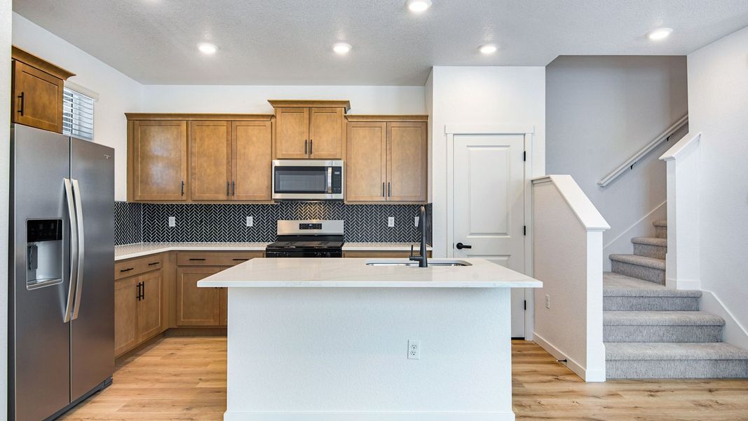 Furnished interior view inside a new home in Horizon Uptown, Aurora (Image 7).