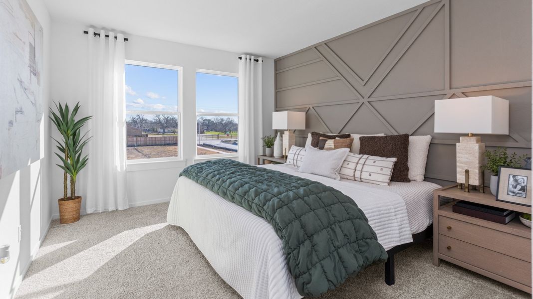 Furnished interior view inside a new home in Legacy Village, Houston (Image 3). Furnished interior view inside a new home in Legacy Village, Houston (Image 3).