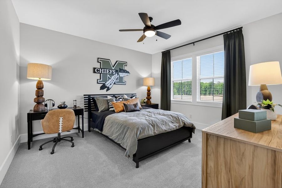 Representative furnished interior of a home built from the Santorini by Taylor Morrison in Towson Village, Peachtree City (Image 34).