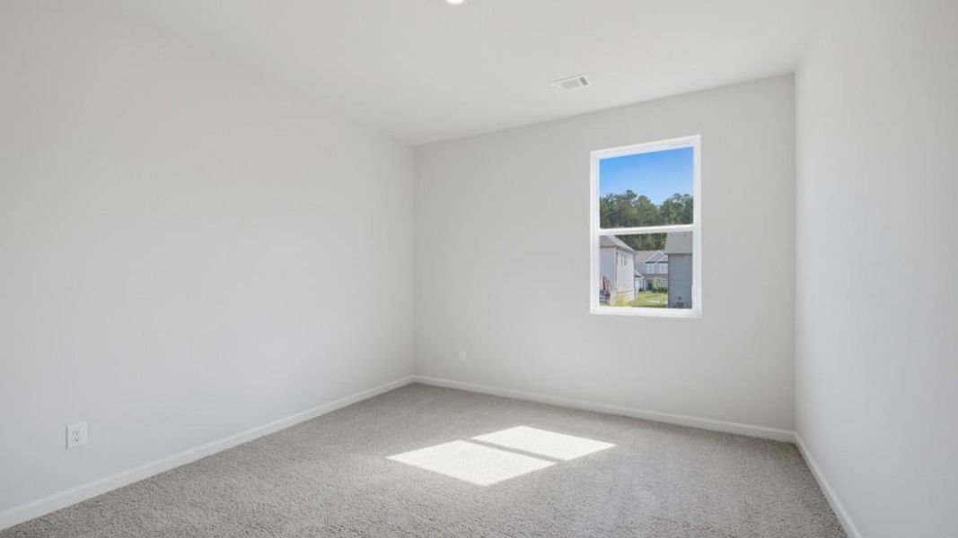 Spacious, unfurnished interior of a new home in Hamptons at Riverwood South, Dallas (Image 28).