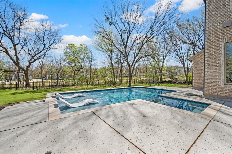 Exterior details and patio area of a home in , Keller (Image 29). Exterior details and patio area of a home in , Keller (Image 29).
