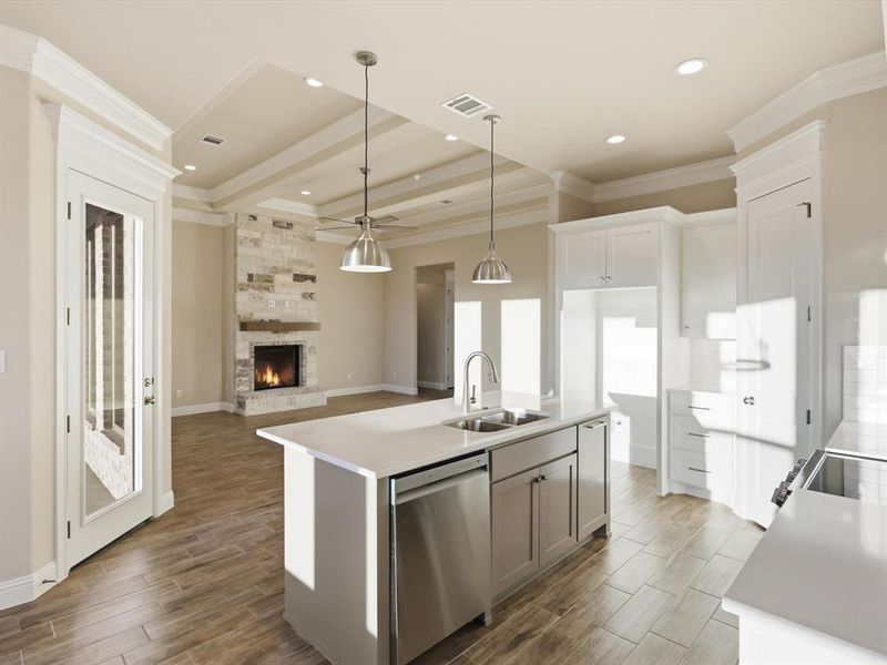 Furnished interior view inside a new home in , Tolar (Image 6).