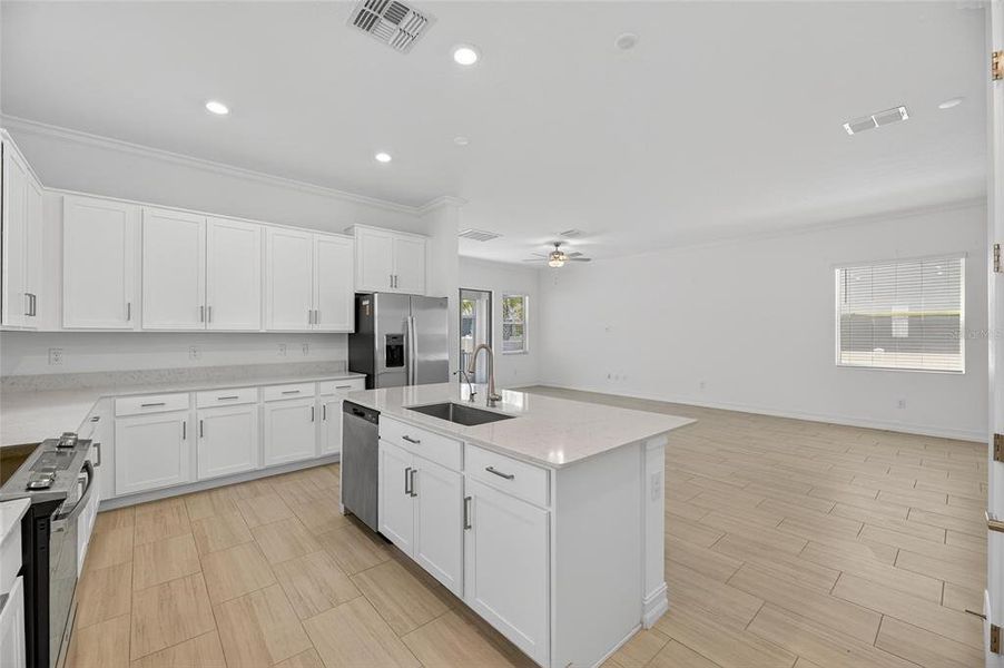 Furnished interior view inside a new home in , Tampa (Image 8).