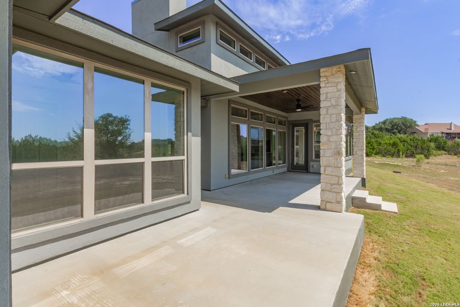 Exterior details and patio area of a home in , Spring Branch (Image 25). Exterior details and patio area of a home in , Spring Branch (Image 25).