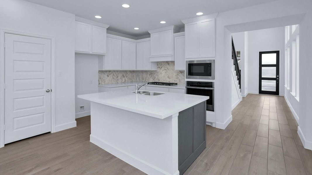 Furnished interior view inside a new home in The Grand Prairie 40', Hockley (Image 3).