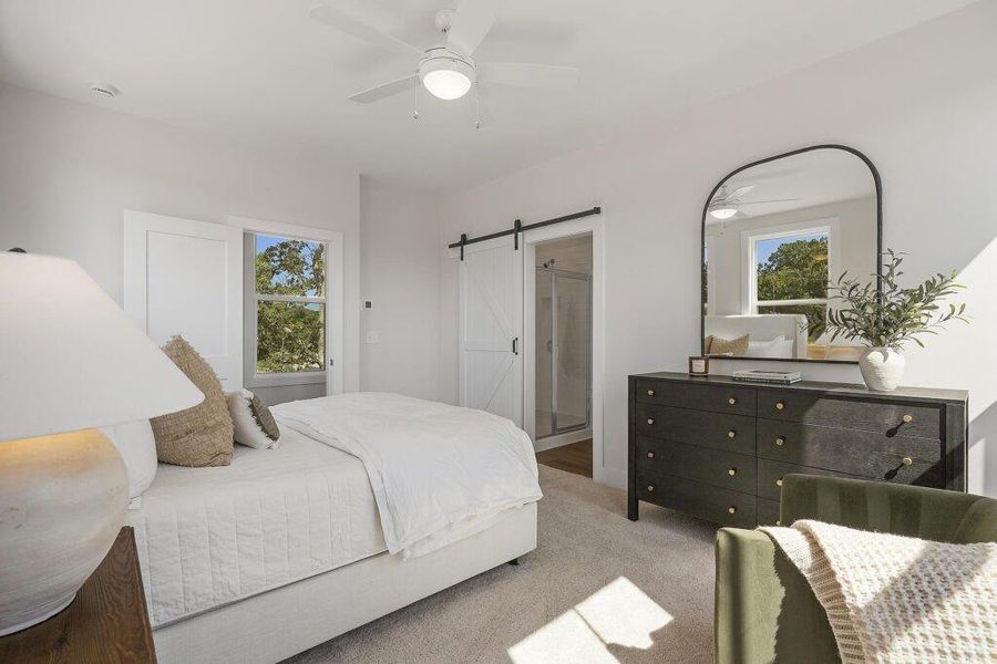 Furnished interior view inside a new home in , Atlanta (Image 14).