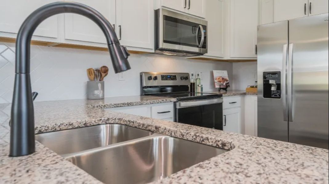Furnished interior view inside a new home in Battle Bridge, Raleigh (Image 12). Furnished interior view inside a new home in Battle Bridge, Raleigh (Image 12).