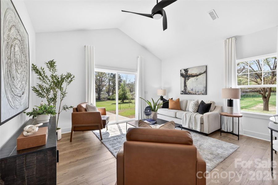 Furnished interior view inside a new home in , Kannapolis (Image 4).