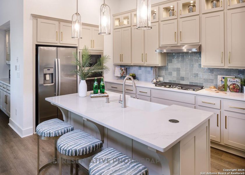 Furnished interior view inside a new home in Prominence, San Antonio (Image 15).
