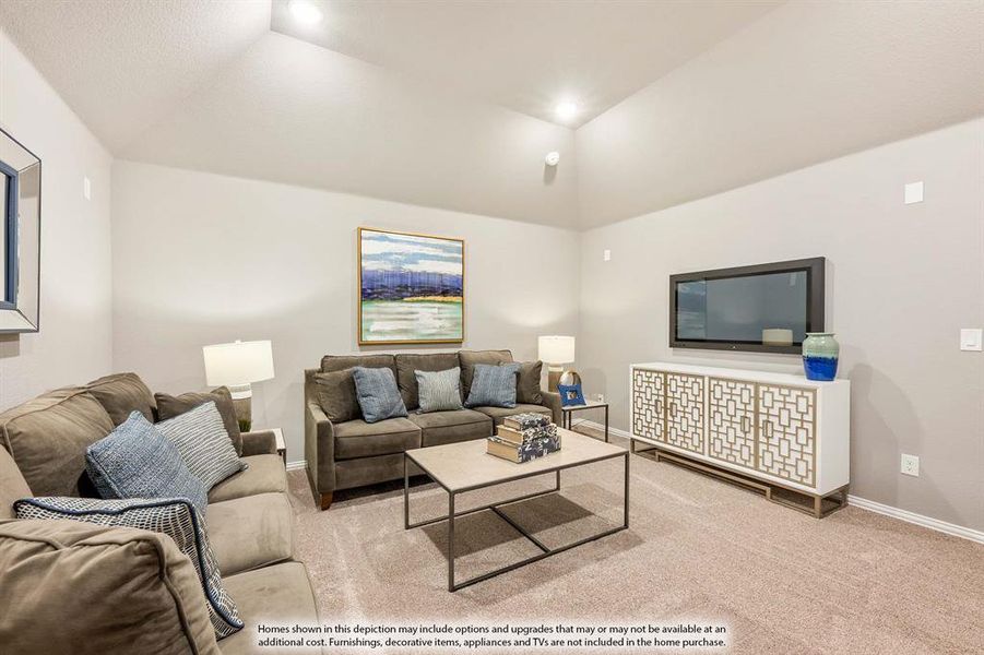 Furnished interior view inside a new home in Timberbrook 3B-4A, Justin (Image 15).