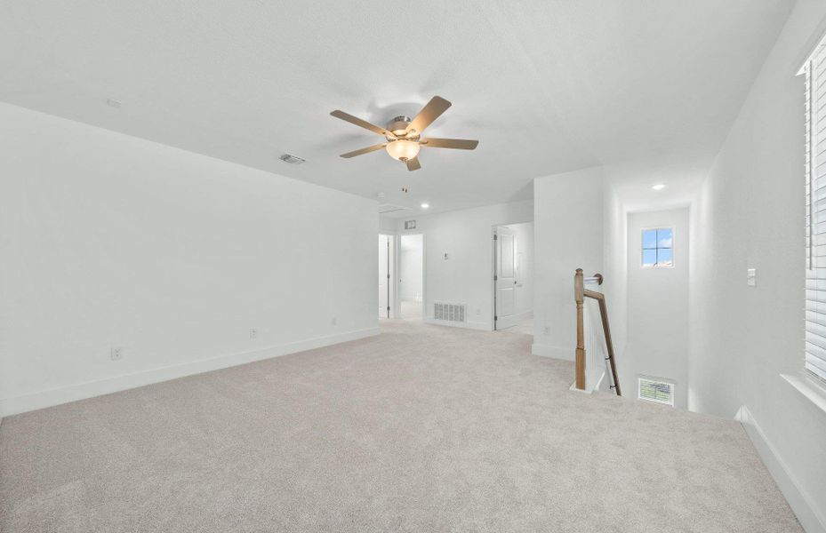 Spacious, unfurnished interior of a new home in Crosswinds, Kyle (Image 25). Spacious, unfurnished interior of a new home in Crosswinds, Kyle (Image 25).
