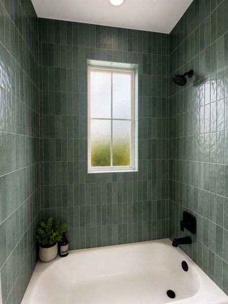 Close-up of interior finishes inside a home in , Houston (Image 10).
