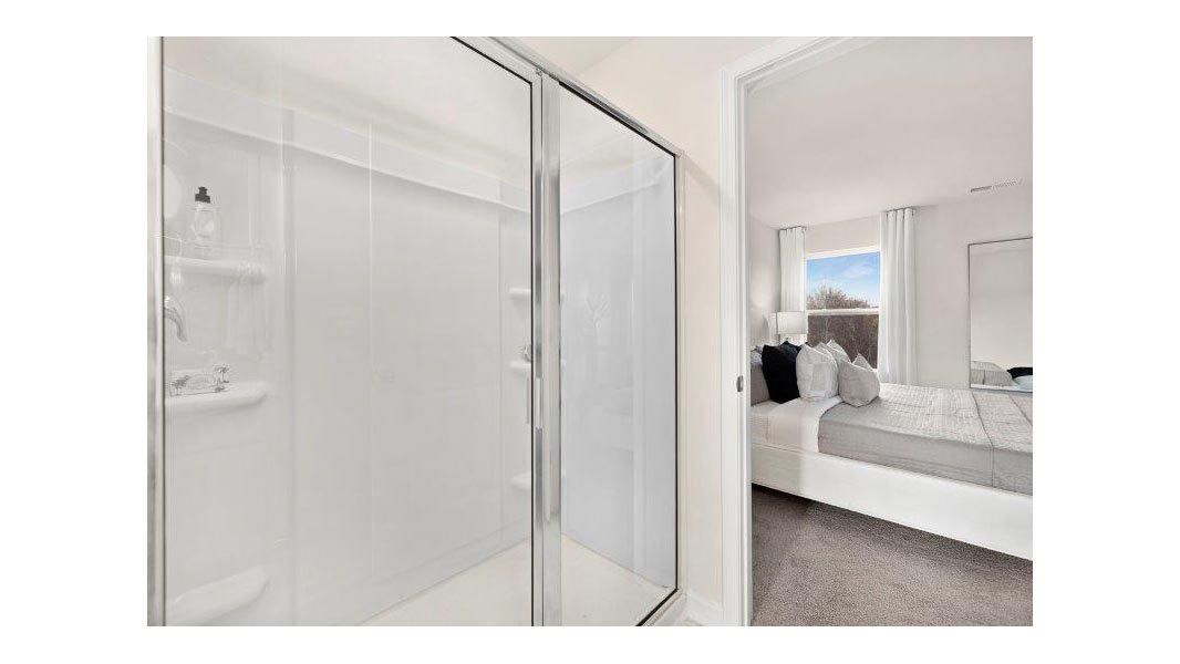 Representative furnished interior of a home built from the Taylor by D.R. Horton in Falls at Hickory, Hickory (Image 16).