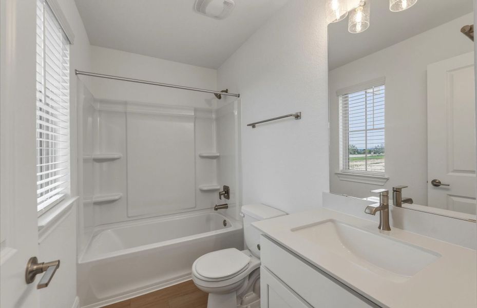 Furnished interior view inside a new home in Saddleback at Santa Rita Ranch, Liberty Hill (Image 6).