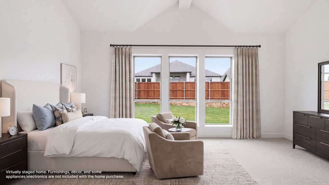Furnished interior view inside a new home in Sweetgrass, Haslet (Image 10).