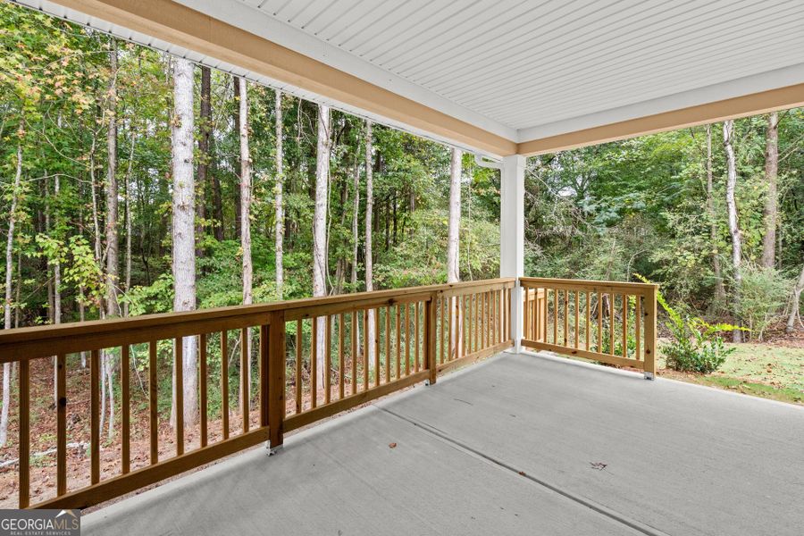 Exterior details and patio area of a home in Canterbury Villas, Carrollton (Image 18).