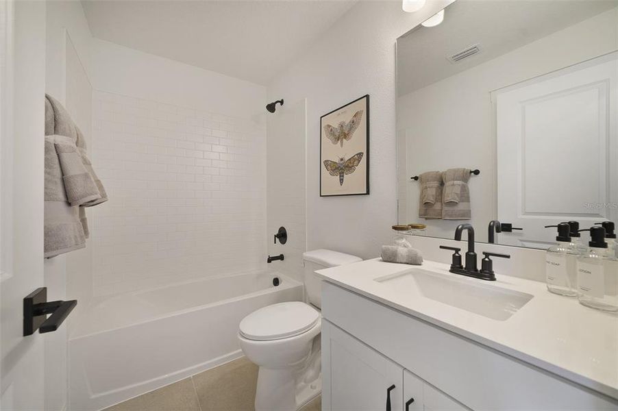 Furnished interior view inside a new home in Vdara, Orlando (Image 15).