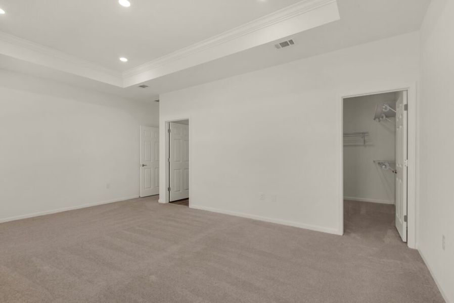 Representative unfurnished interior of a home built from the Dora by Holiday Builders in Yellow River Ranch, Milton (Image 7). Representative unfurnished interior of a home built from the Dora by Holiday Builders in Yellow River Ranch, Milton (Image 7).