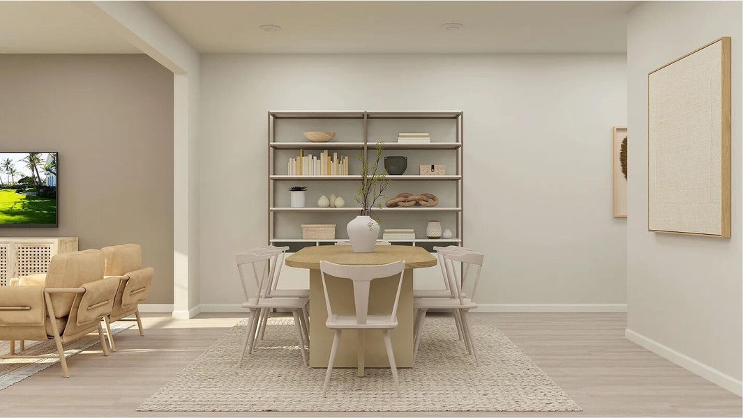 Furnished interior view inside a new home in Dawson Pointe, Summerville (Image 5).