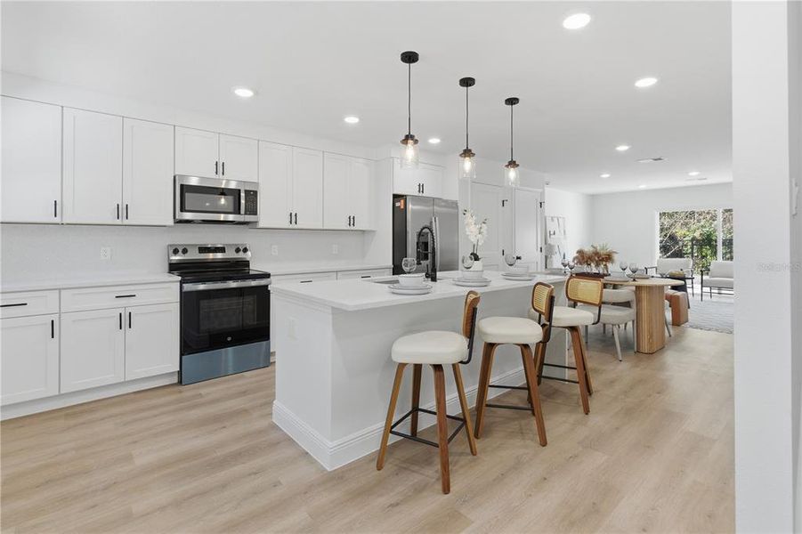 Furnished interior view inside a new home in , Altamonte Springs (Image 10).