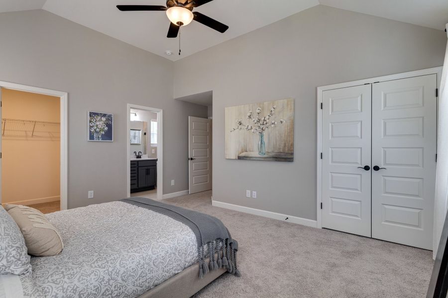 Representative furnished interior of a home built from the Emery by Parkside Builders in The Woods, Gallatin (Image 30).