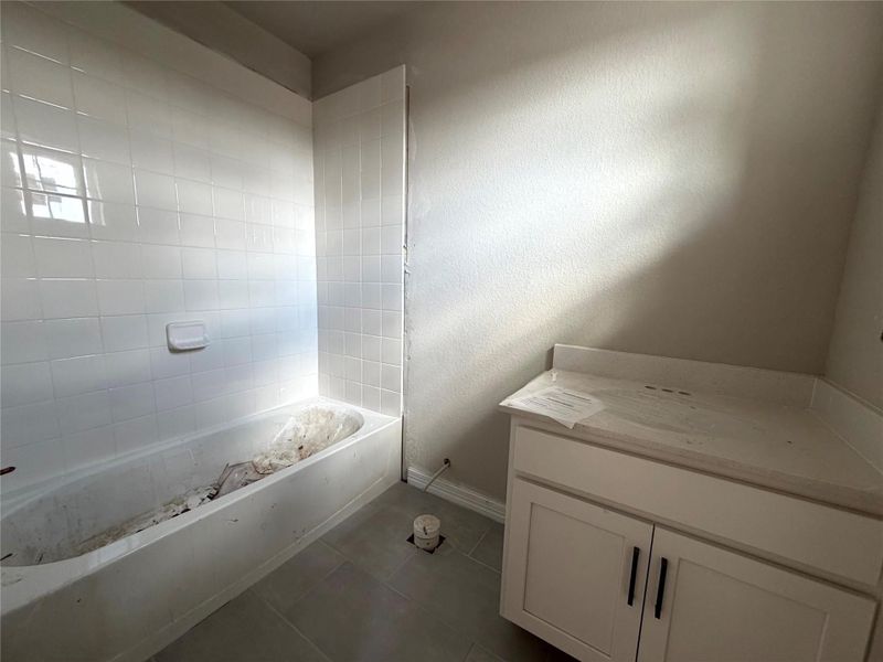 Actual progress of your home.