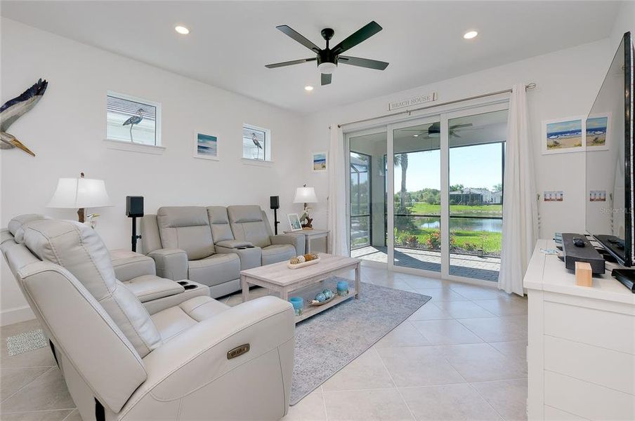 Furnished interior view inside a new home in BeachWalk by Manasota Key, Englewood (Image 7).