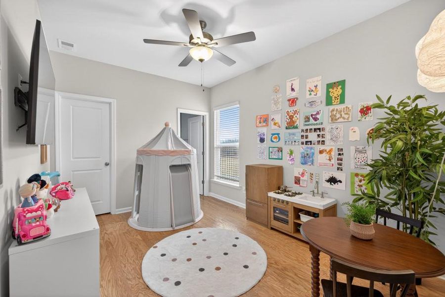 Furnished interior view inside a new home in Reunion, Flowery Branch (Image 55). Furnished interior view inside a new home in Reunion, Flowery Branch (Image 55).