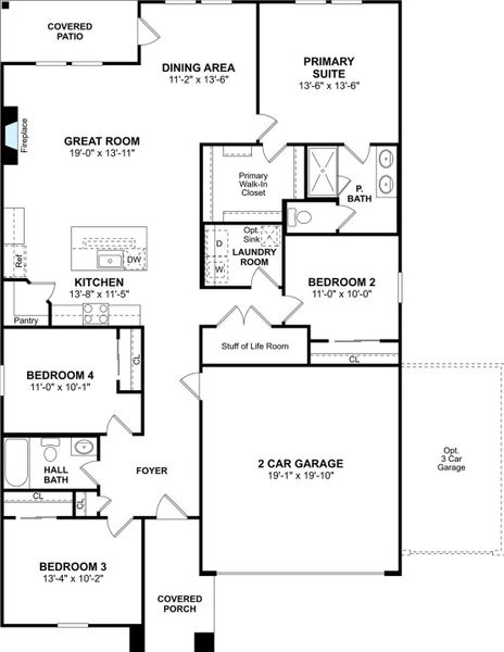 The Goldenrod II floor plan by K. Hovnanian Homes. 1st Floor shown. *Prices, plans, dimensions, features, specifications, materials, and availability of homes or communities are subject to change without notice or obligation. The Goldenrod II floor plan by K. Hovnanian Homes. 1st Floor shown. *Prices, plans, dimensions, features, specifications, materials, and availability of homes or communities are subject to change without notice or obligation.