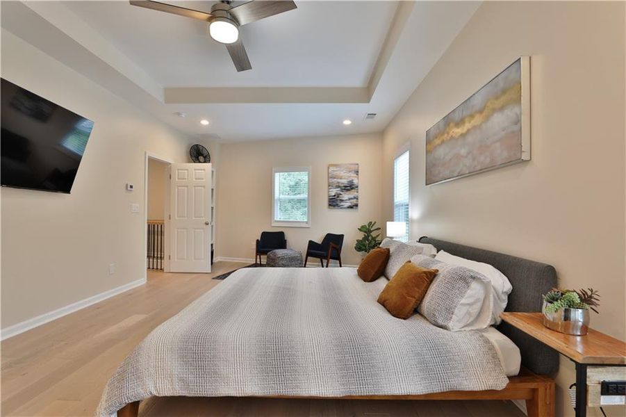 Furnished interior view inside a new home in , Austell (Image 10).