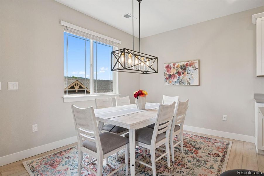 Furnished interior view inside a new home in Chatfield Bluffs, Littleton (Image 3).
