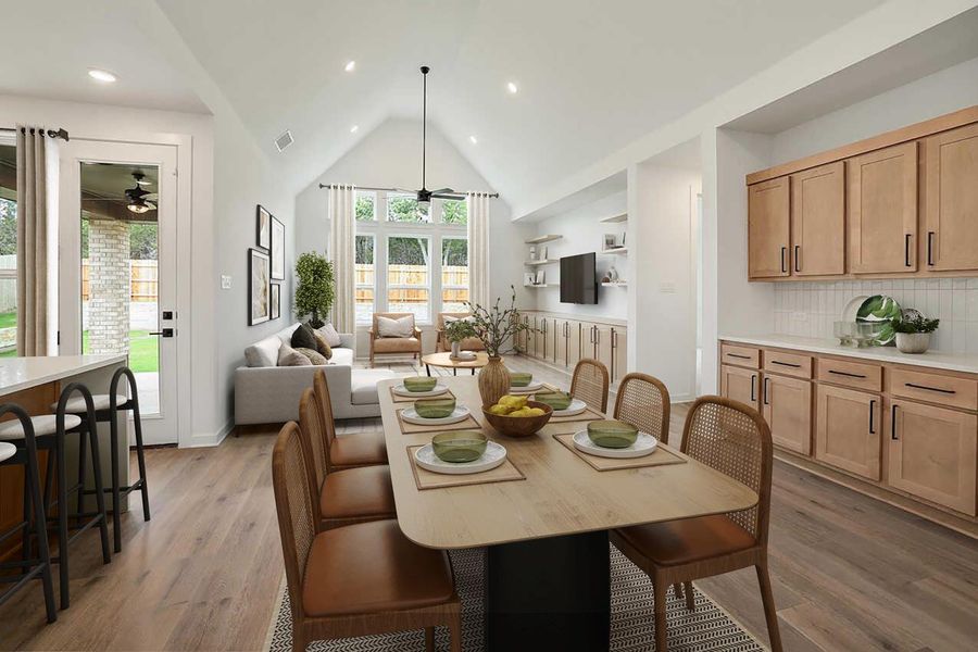 Furnished interior view inside a new home in Parkside Peninsula, Georgetown (Image 5). Furnished interior view inside a new home in Parkside Peninsula, Georgetown (Image 5).