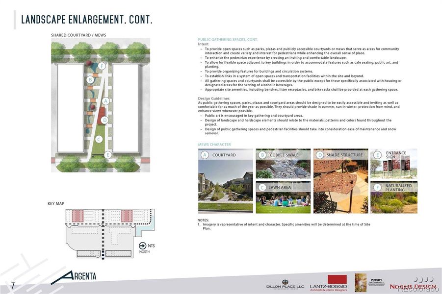 Argenta Master Plan- Courtyards in DFH Townhomes.