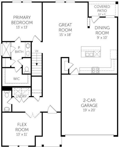 1st Floorplan – Representative Photo