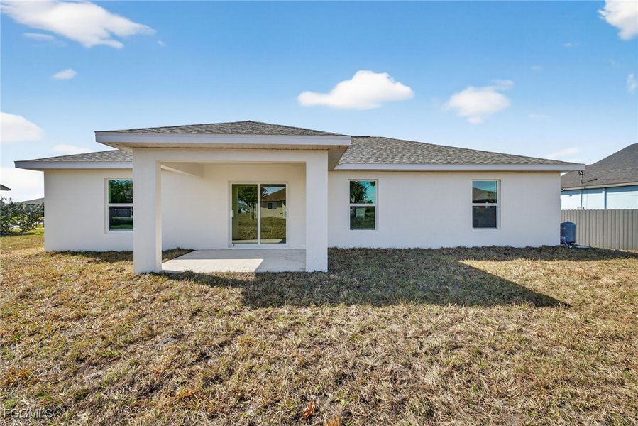 Exterior details and patio area of a home in Cape Coral, Cape Coral (Image 3). Exterior details and patio area of a home in Cape Coral, Cape Coral (Image 3).