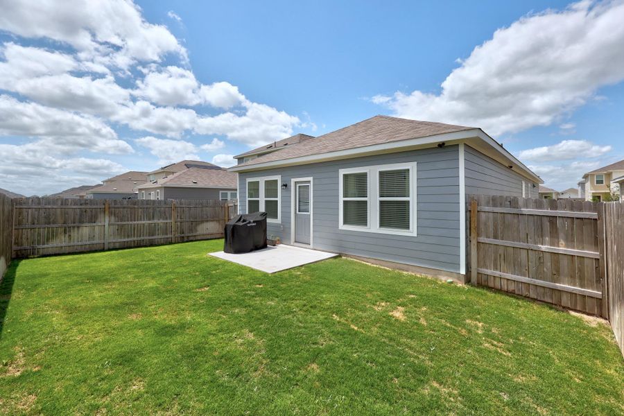 Spacious Backyard