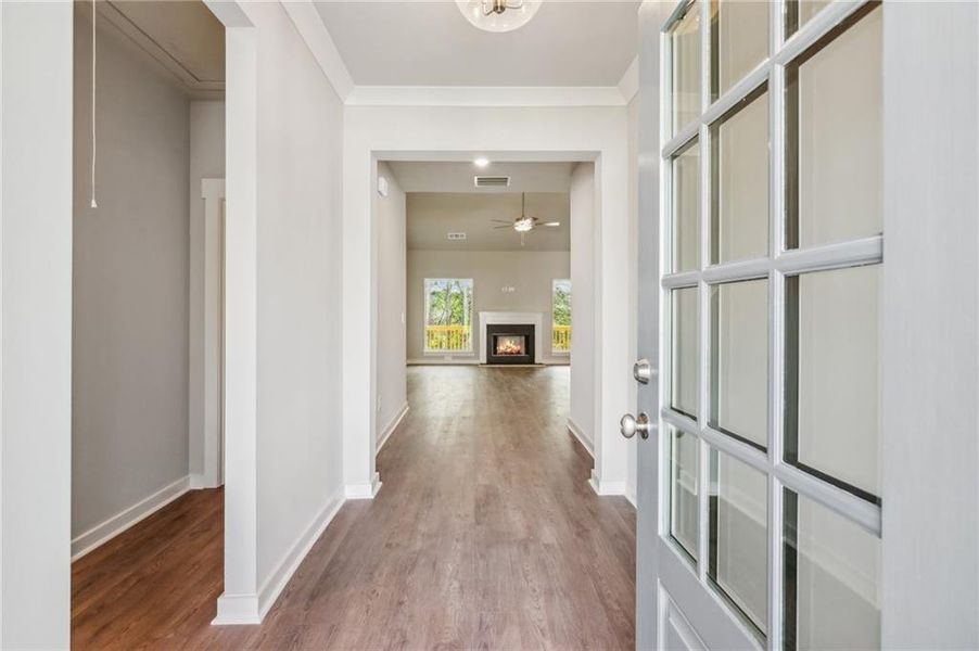 Spacious, unfurnished interior of a new home in Traditions of Braselton, Jefferson (Image 15).