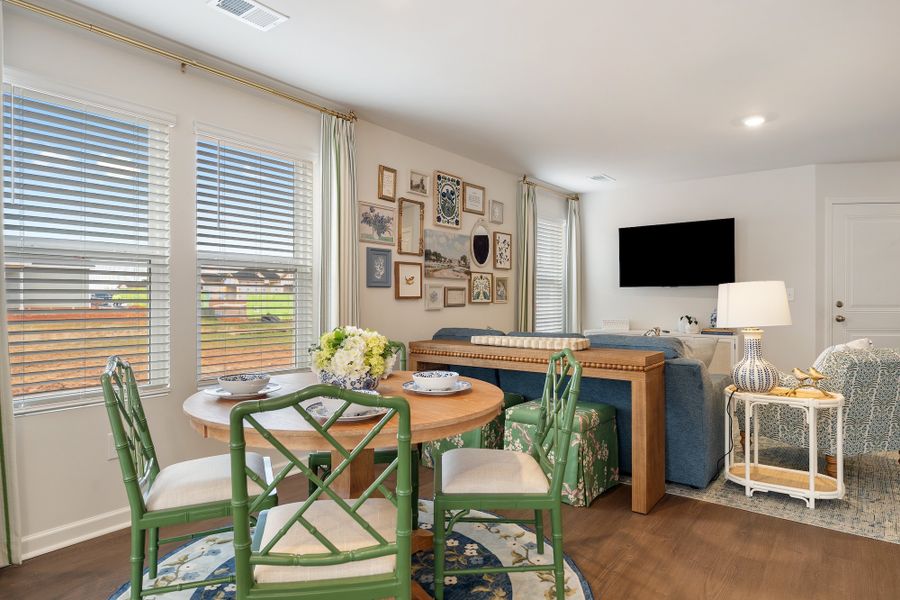 Representative furnished interior of a home built from the Allendale - Genesis Value Collection by Mungo Homes in Evergreen, Spartanburg (Image 4).