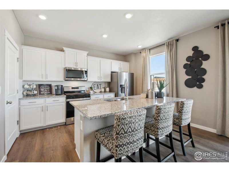 Furnished interior view inside a new home in Lakeside Canyon, Mead (Image 10).