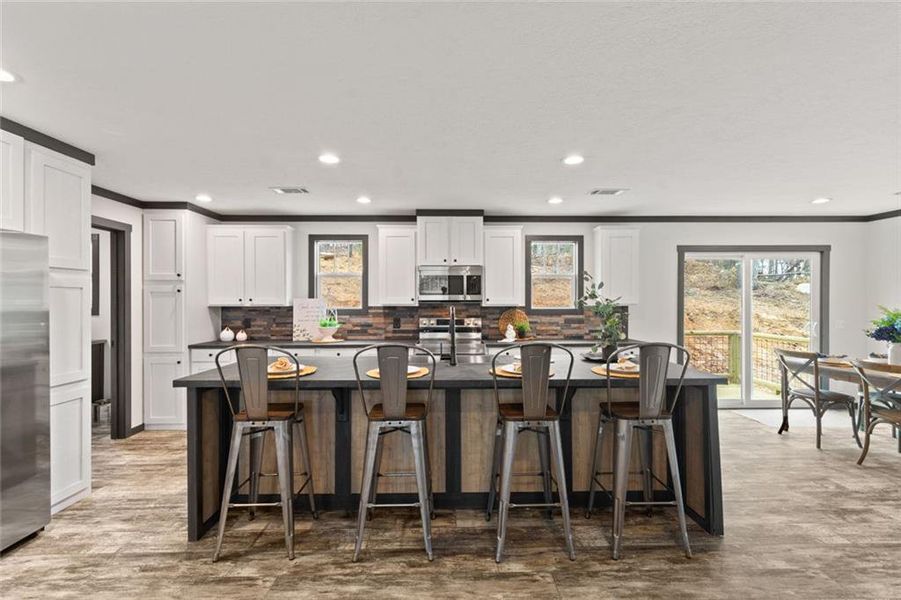 Furnished interior view inside a new home in , Waleska (Image 3). Furnished interior view inside a new home in , Waleska (Image 3).