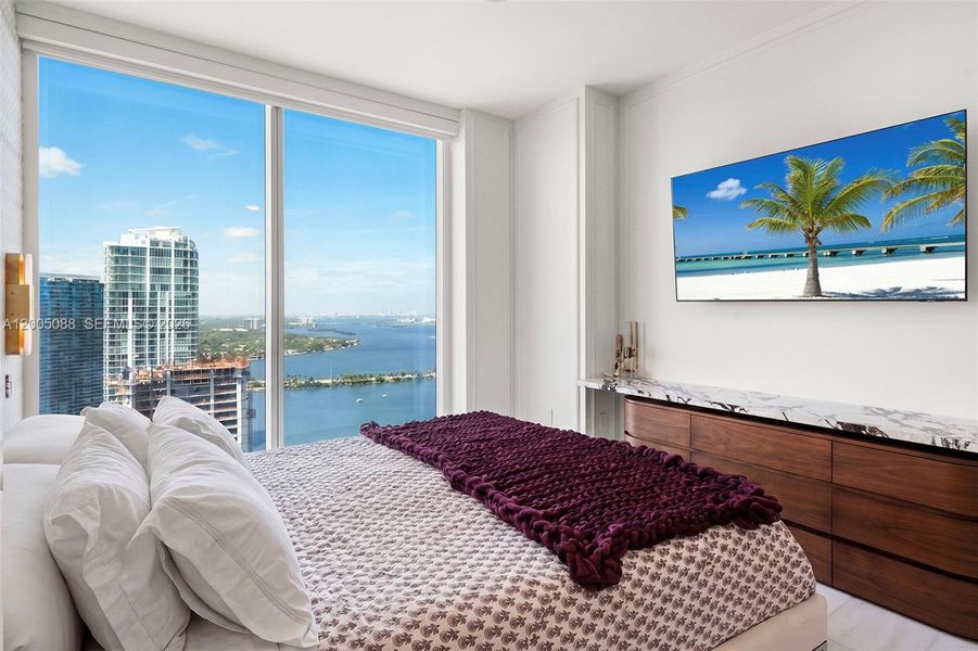 Furnished interior view inside a new home in Missoni Baia, Miami (Image 11).