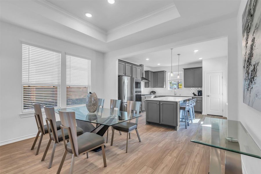 Furnished interior view inside a new home in , Fulshear (Image 10).