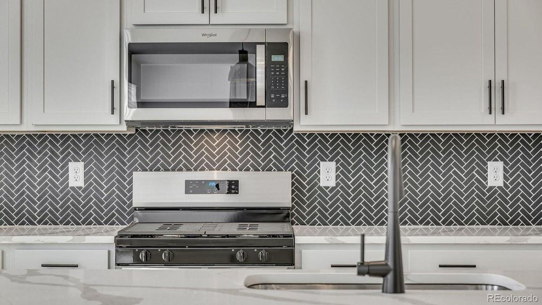 Close-up of interior finishes inside a home in Trails at Crowfoot, Parker (Image 14).