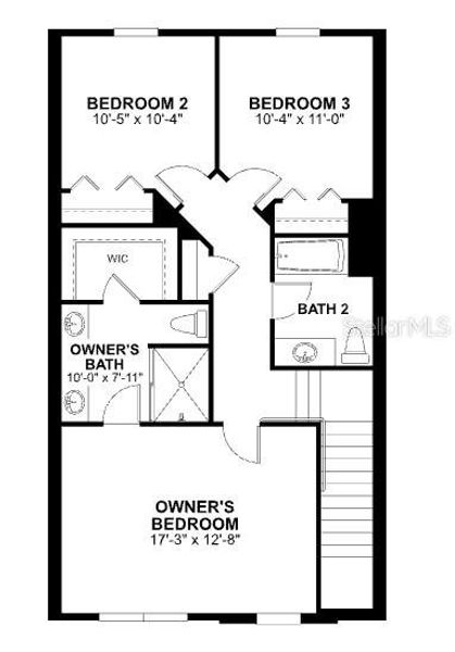 2D floor plan layout of this home in Center Lake on the Park, St. Cloud, FL (Image 6). 2D floor plan layout of this home in Center Lake on the Park, St. Cloud, FL (Image 6).