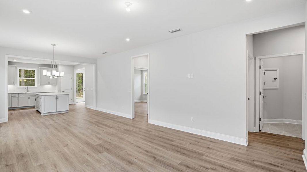 Spacious, unfurnished interior of a new home in Sun City Hilton Head, Bluffton (Image 23). Spacious, unfurnished interior of a new home in Sun City Hilton Head, Bluffton (Image 23).